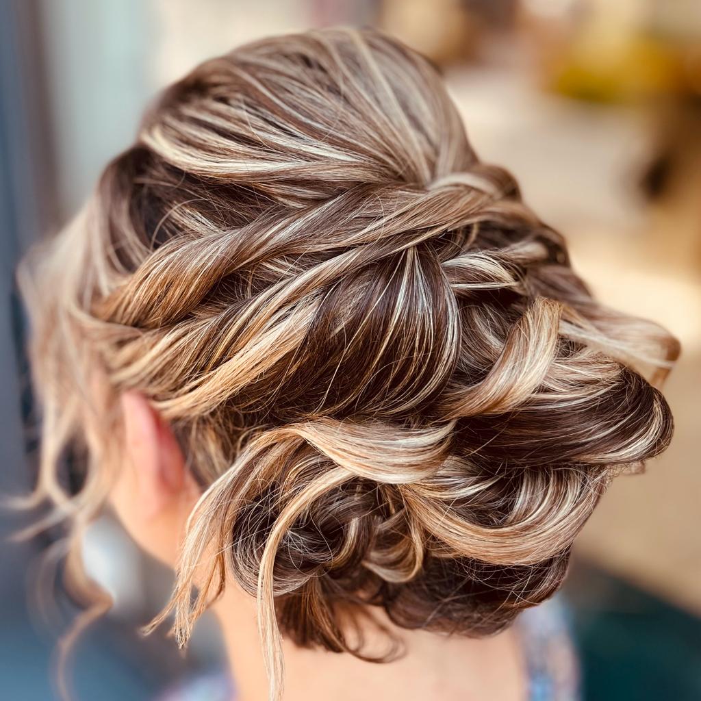 Chignon mariage BC Création